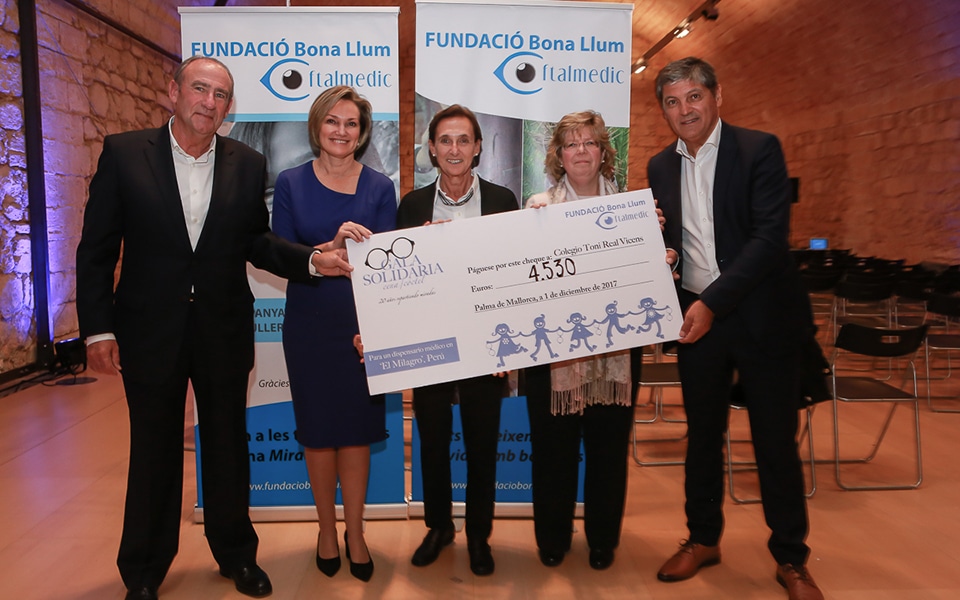 Fundació Bona Llum Oftalmedic consigue recaudar más de 4.500 euros para “El Milagro” en una Gala Solidaria