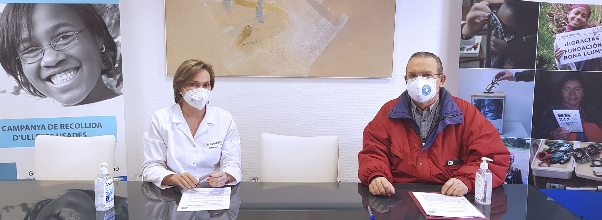 Fundació Bona Llum Oftalmedic colabora con Médicos del Mundo para repartir “Miradas”